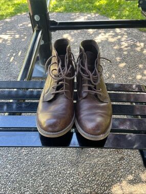 Timberland leather boots, size 10 men’s .